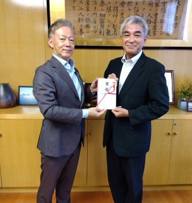 小樽水産高校で寄贈式が行われました